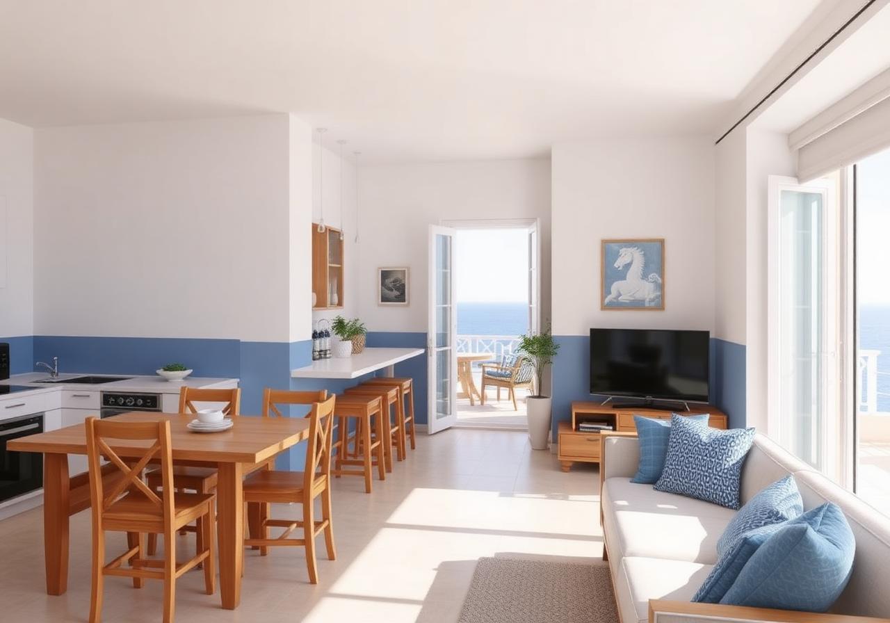 Intérieur d'un appartement Résidence Jardin Marso